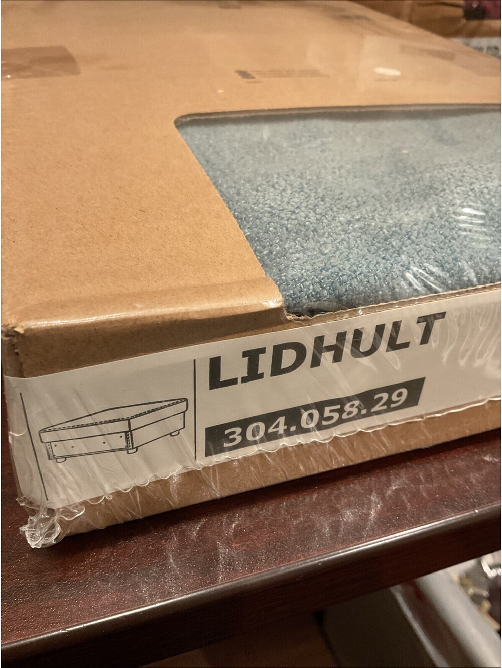 IKEA LIDHULT 304.058.29 Blue Ottoman Cover (double Check Part Number)